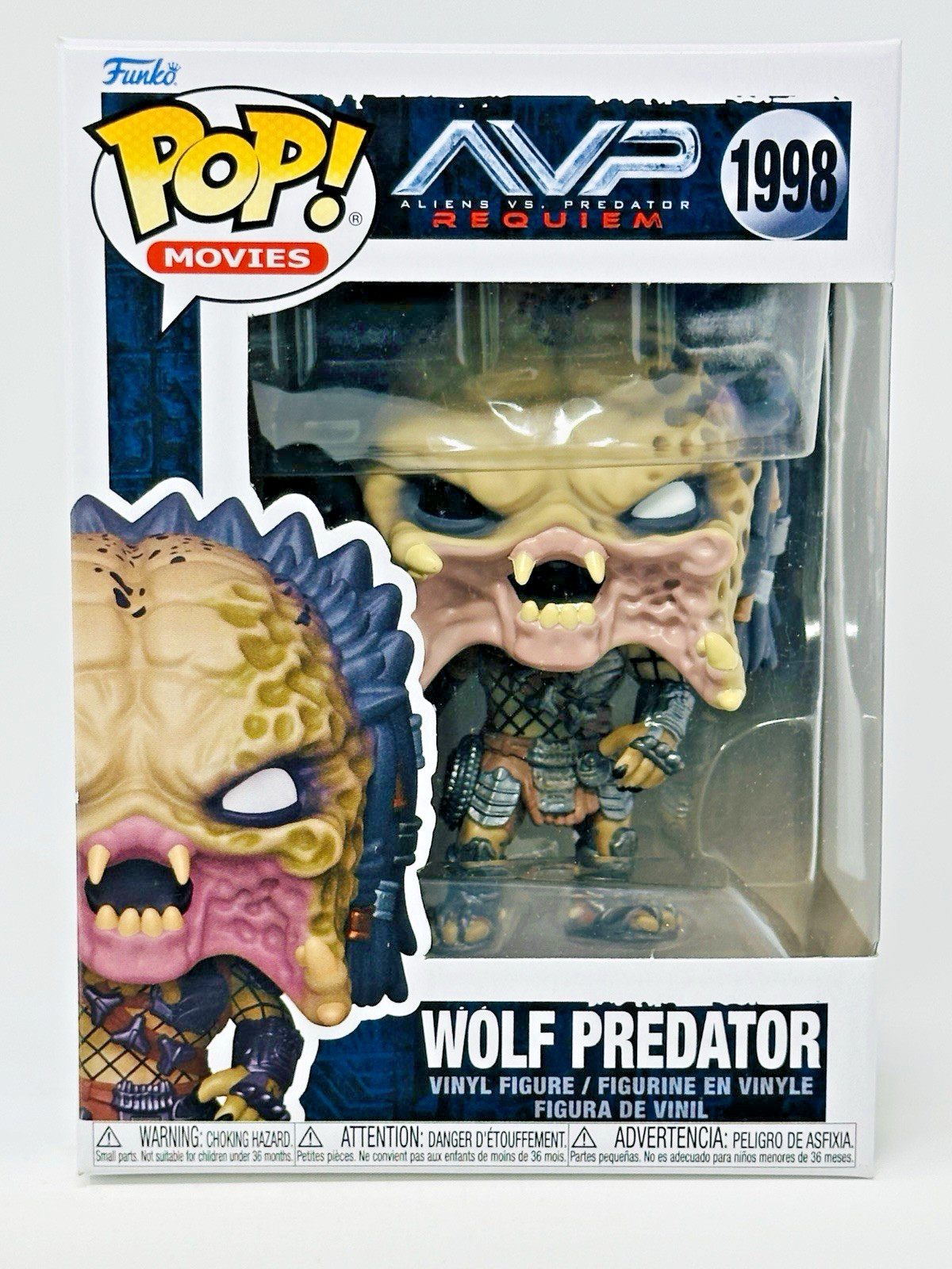 Funko Pop! Alien Vs. Predator: Requiem – Wolf Predator #1998 with Protector