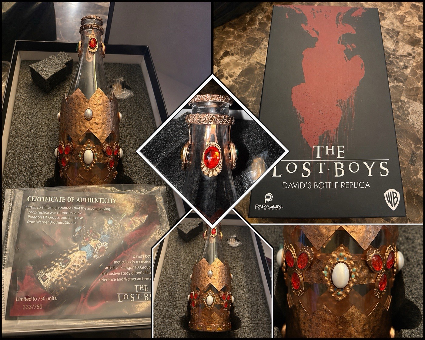 Rare The Lost Boys David’s Bottle Authentic Paper Officially Licensed Paragon FX