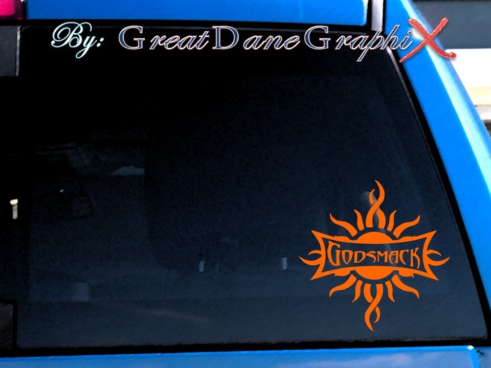 Godsmack – Vinyl Decal Sticker -Color Choice -HIGH QUALITY
