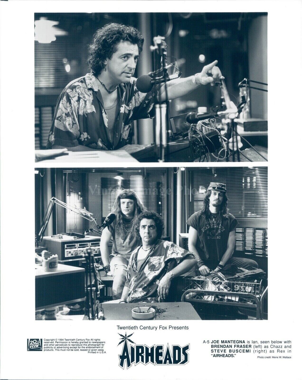 1994 Adam Sandler Actor Comedian Brendan Fraser Steve Buscemi Airheads Photo