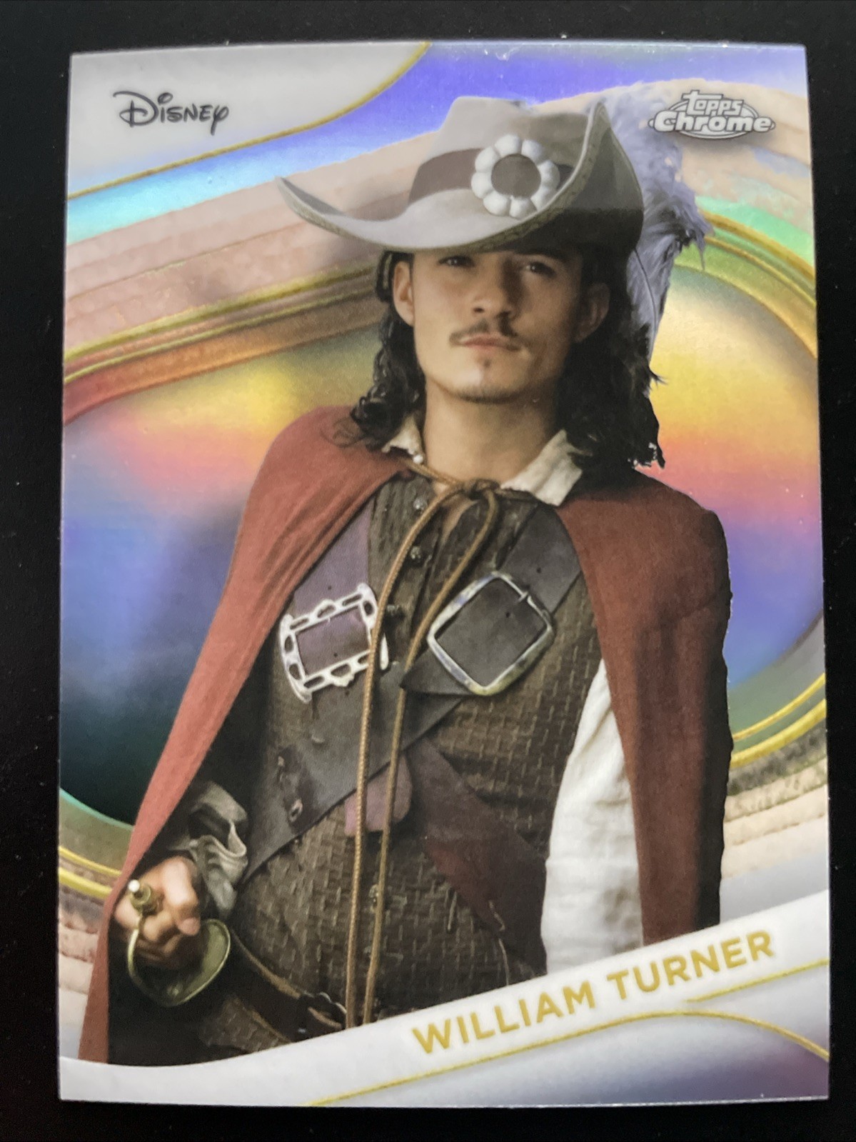 2025 Topps Chrome Disney #2 William Turner Refractor Pirates Caribbean