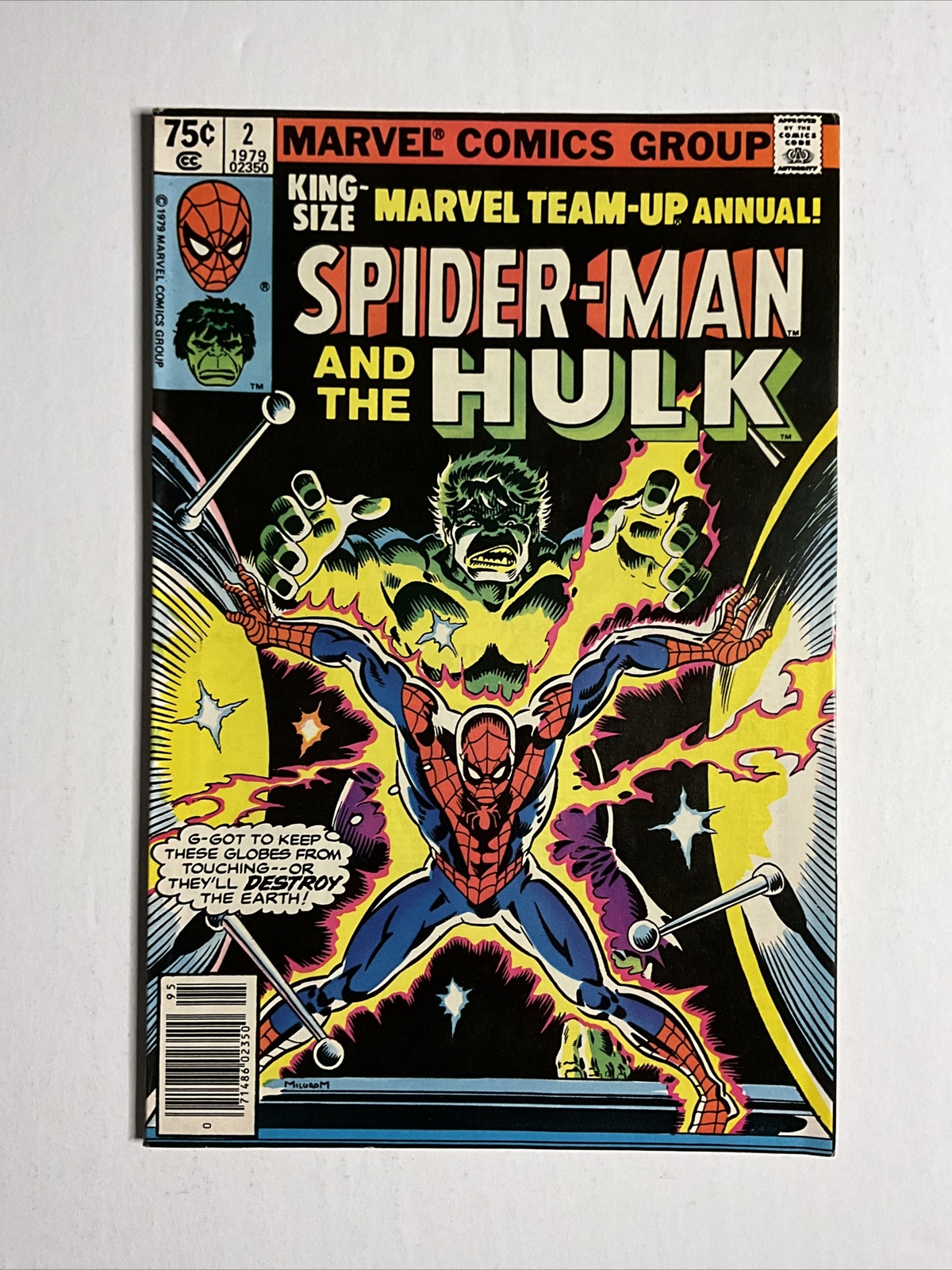 Marvel Team-Up Annual #2 (1979) 7.5 VF Bronze Age Newsstand Spider-Man Hulk