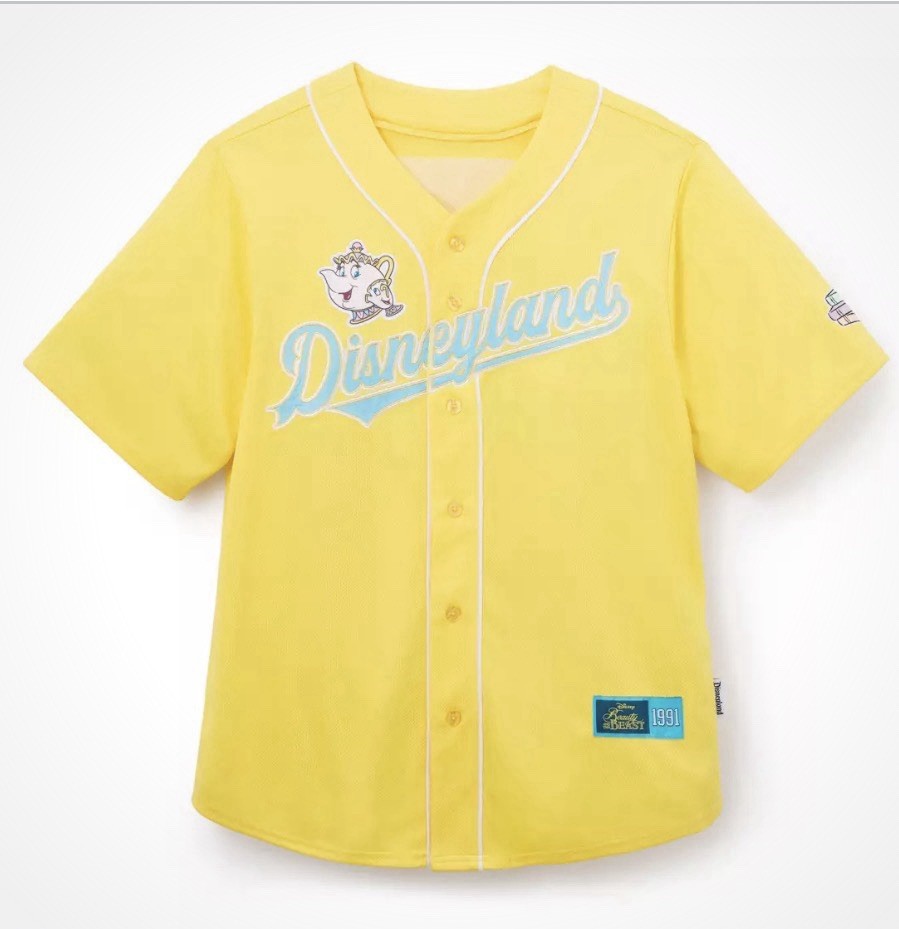 Disney Parks Disneyland Belle Baseball Jersey Adult Size 3XL New Beauty Beast