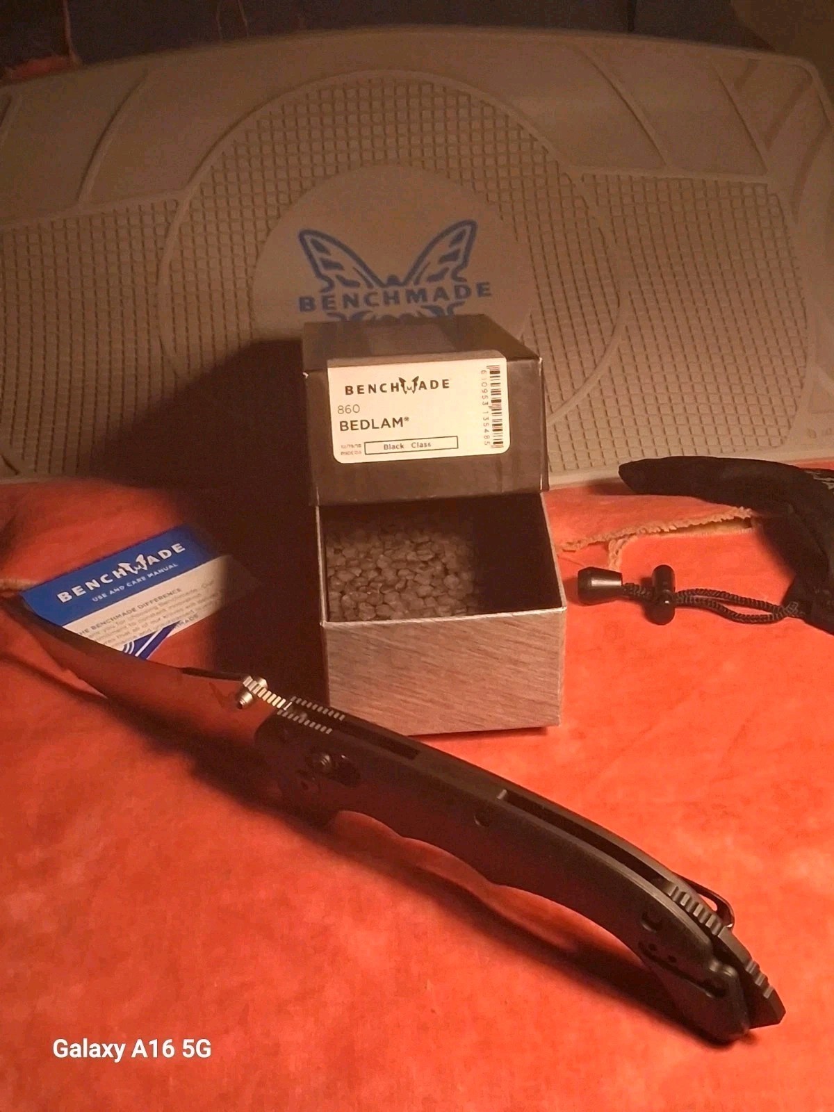 ✨ELUSIVE✨ Benchmade 🦋 860 ⚡BEDLAM⚡ (Layer G10/154cm.) BRAND NEW! 🎁