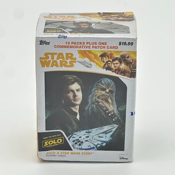 🚀2018 Topps SOLO: A Star Wars Story EXCLUSIVE Sealed Blaster Box-PATCH!🚀