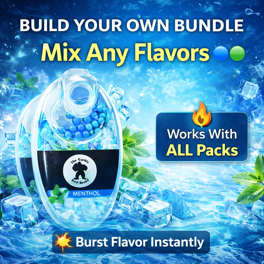 Pick Your Flavor Burst Beads – 500 Count Mix & Match Custom 5-Pack DIY Menthol