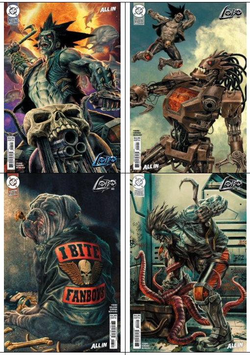 Lobo #1 2 3 4 Lee Bermejo Variant Cover B Set LOT 2026