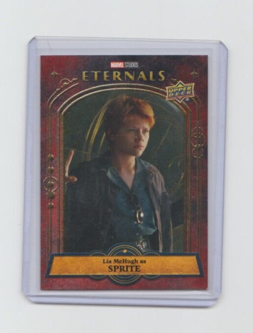 Marvel Upper Deck Eternals Lia McHugh Sprite Red Parallel Character Card #81