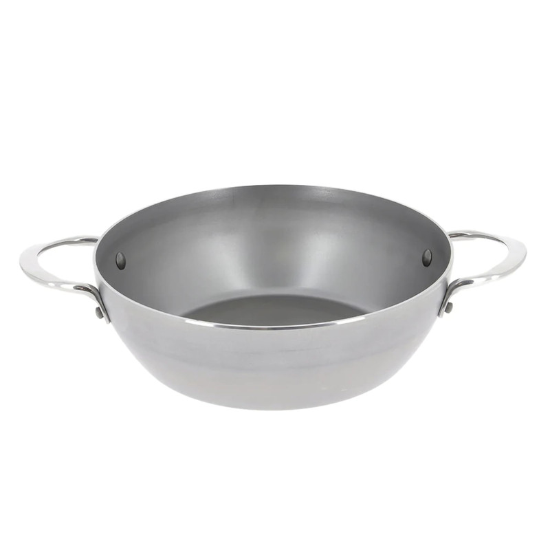 De Buyer Mineral B Carbon Steel Country Fry Pan Two Handles – 11 Diameter 7.7