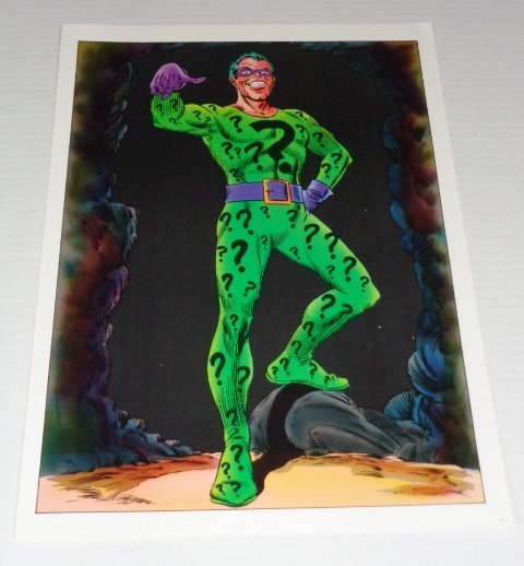 1978 Riddler Poster, DC Detective Comics Batman foe Pin-up/Infantino art/1970’s