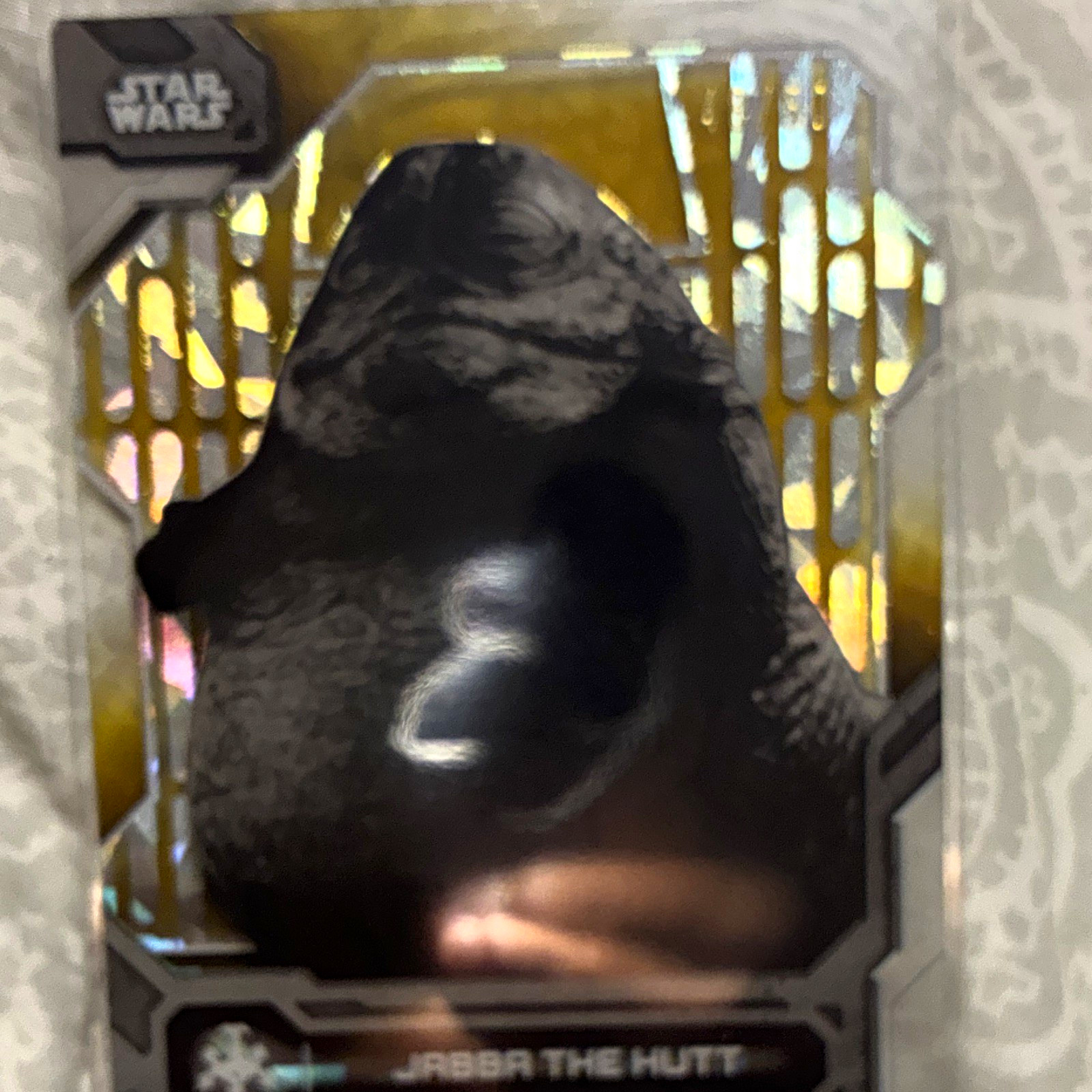 2017 Topps High Tek Star Wars Jabba the Hutt Black Waves BW-JH 48/50 Card