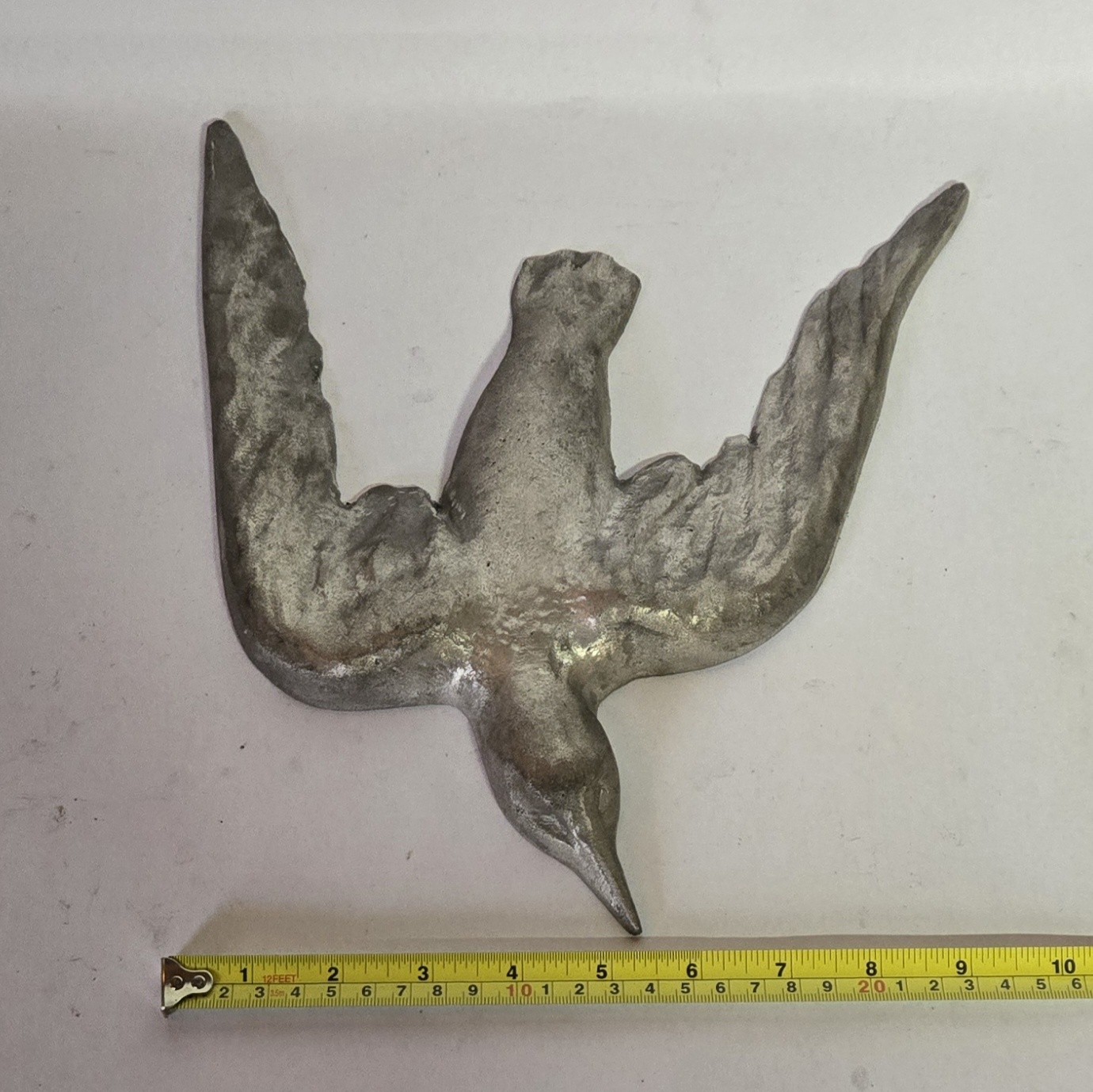 Vintage Cast Aluminum Wall Plaque Seagull Metal Decor