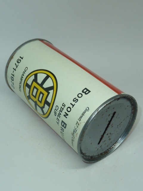 Empty Top Opened 12oz Black label Boston Bruins 71′-72′ Stanley Cup Champs Can