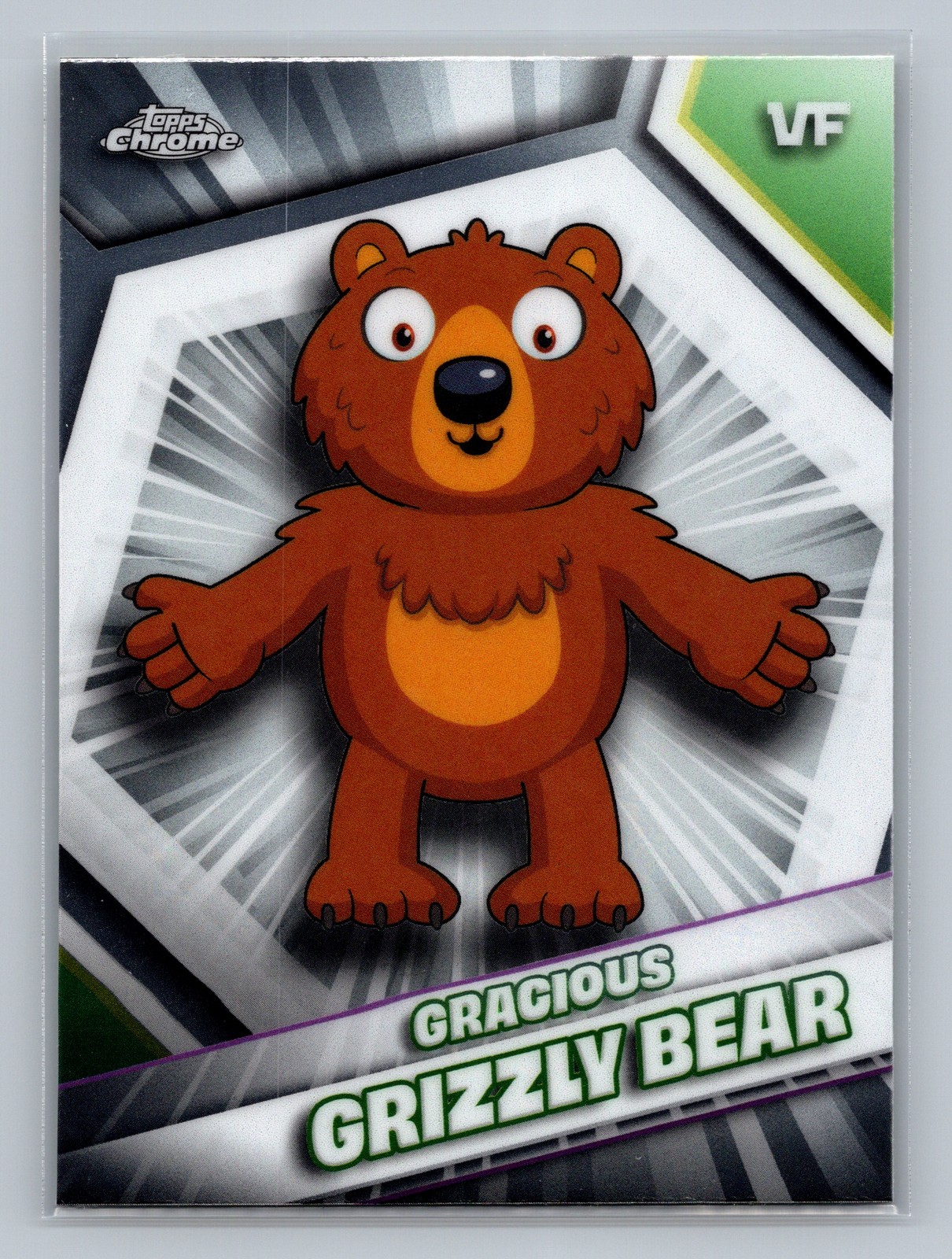 2026 Topps Chrome VeeFriends Gracious Grizzly Bear 87