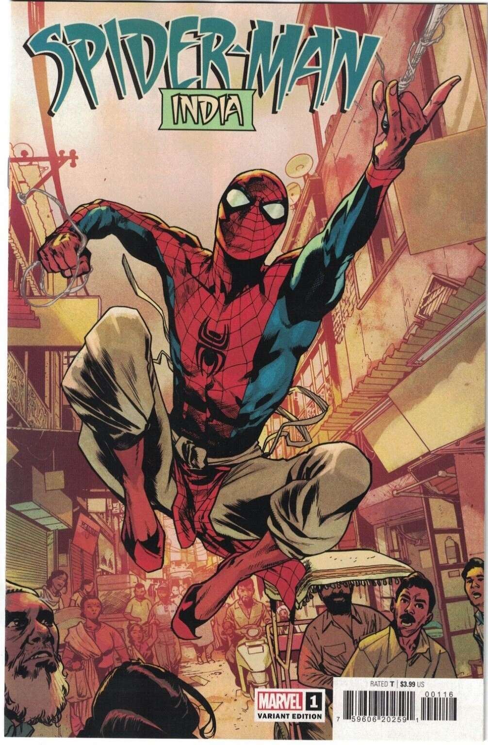 Spider-Man: India (2nd Series) #1F VF/NM; Marvel | 1:25 Variant – w/Bag+Board