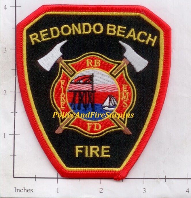 California – Redondo Beach CA Fire Dept Patch