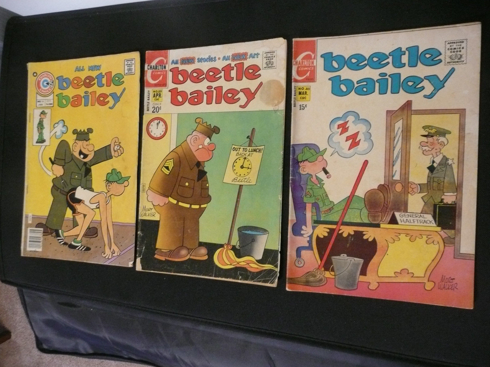 3 BRONZE AGE CHARLTON COMIC BOOKS 1976 VOL 9 #114 1971 VOL 4 #80 1972 VOL 5 #89