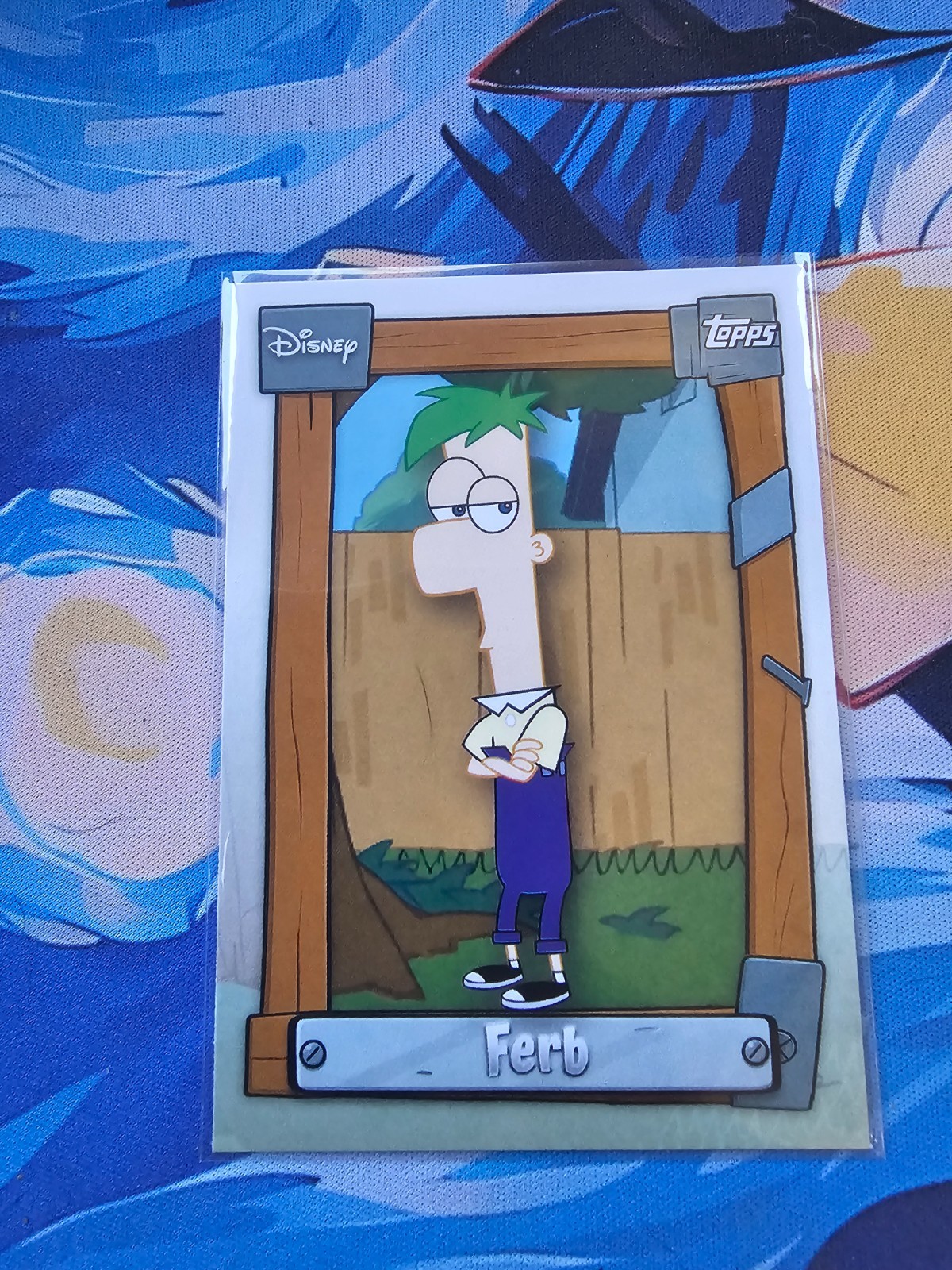 Disney Neon 2026 Topps Ferb Phineas & Ferb Insert P&F 2