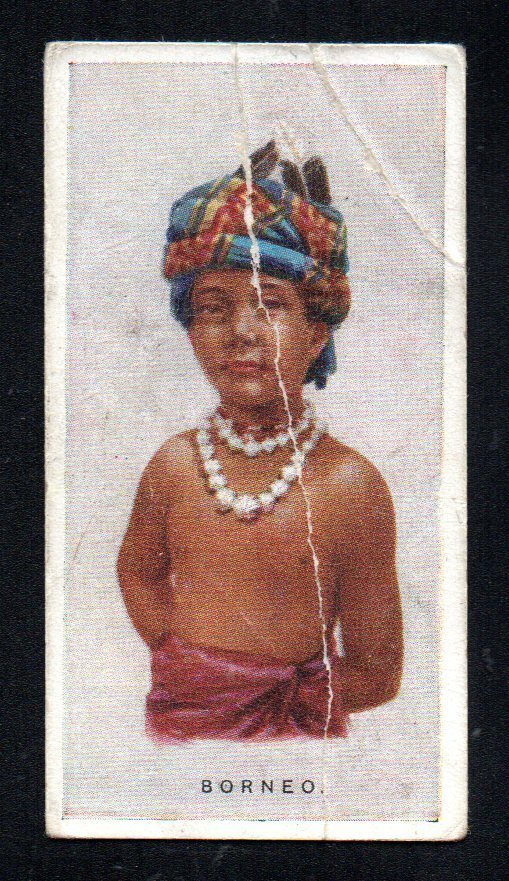 BORNEO 1924 CANADA IMPERIAL TOBACCO CHILDREN OF ALL NATIONS #7 VERY GOOD