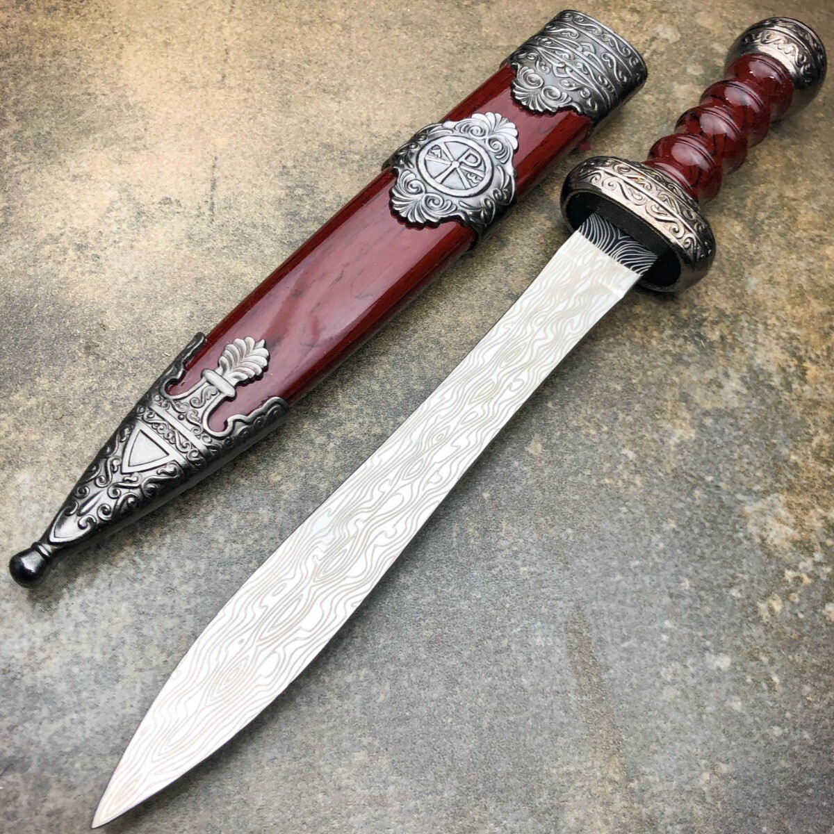 Gladius Roman Sword Fixed Blade Dagger Gladiator Medieval Renaissance Knife NEW