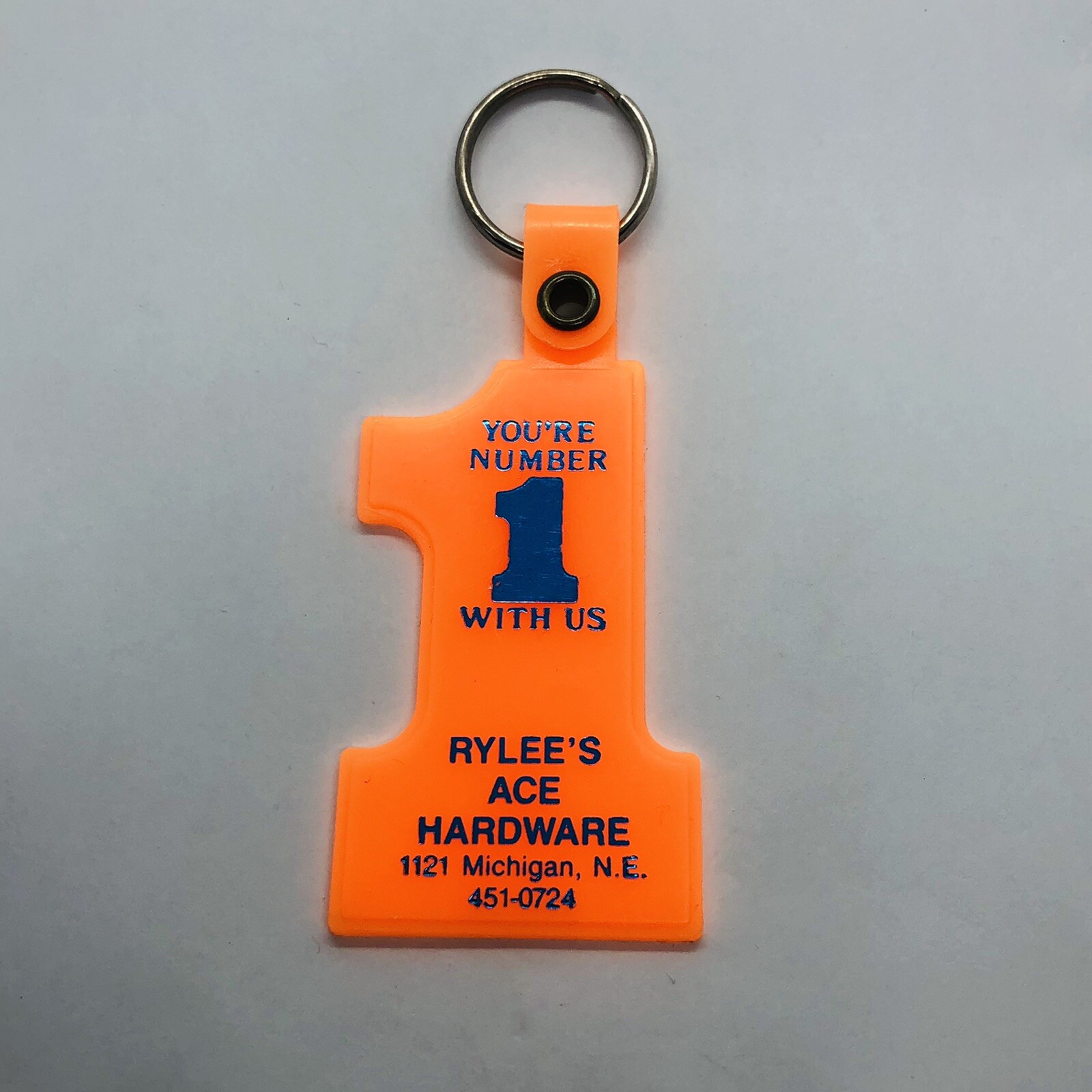 Rylees Ace Hardware You’re #1 With Us Advertising Keychain – Grand Rapids MI