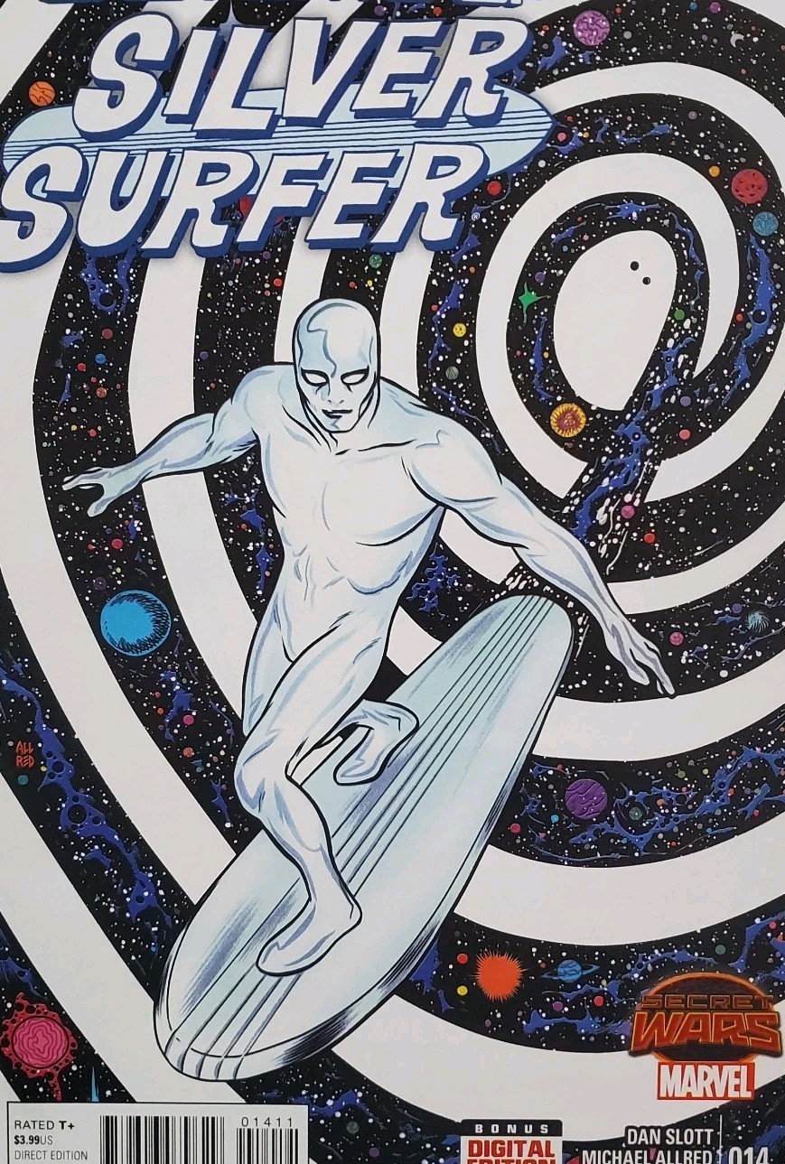 Silver Surfer #14 Marvel 2015 Secret Wars Last Days Allred Cosmic Spiral