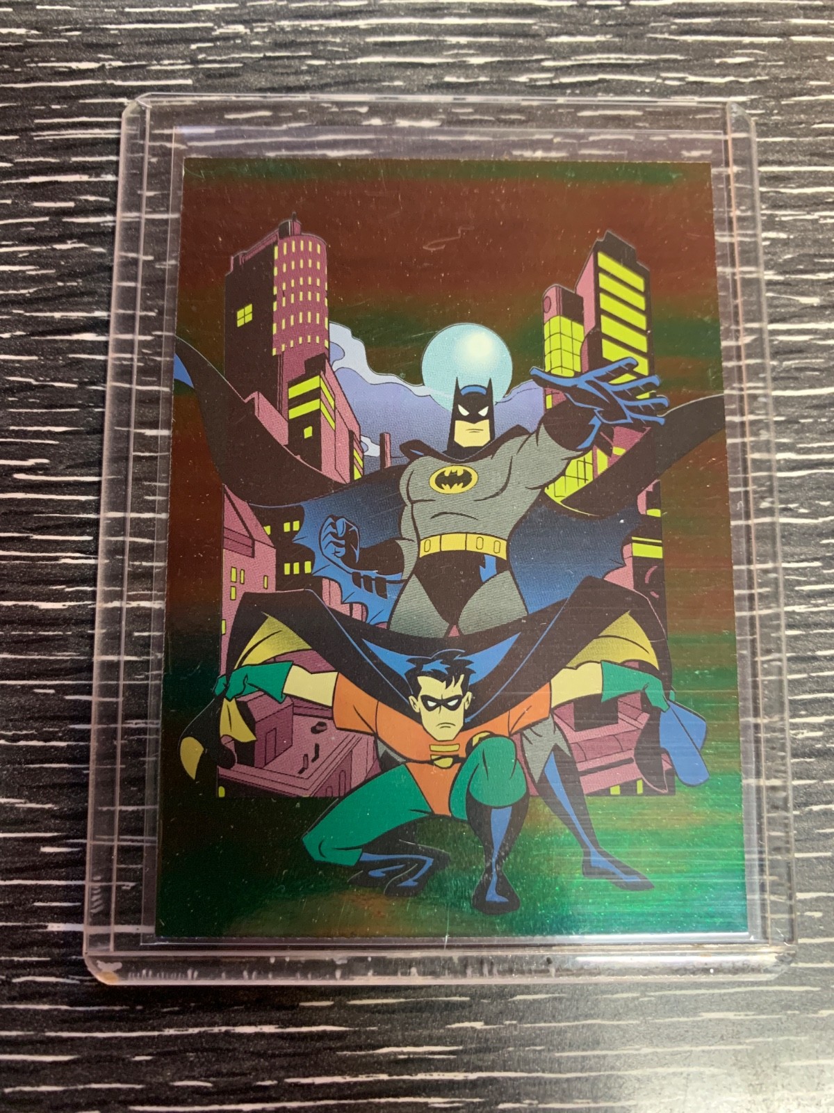 1995 Batman: The Adventures Of Batman & Robin Foil Chase Card R1 Skybox