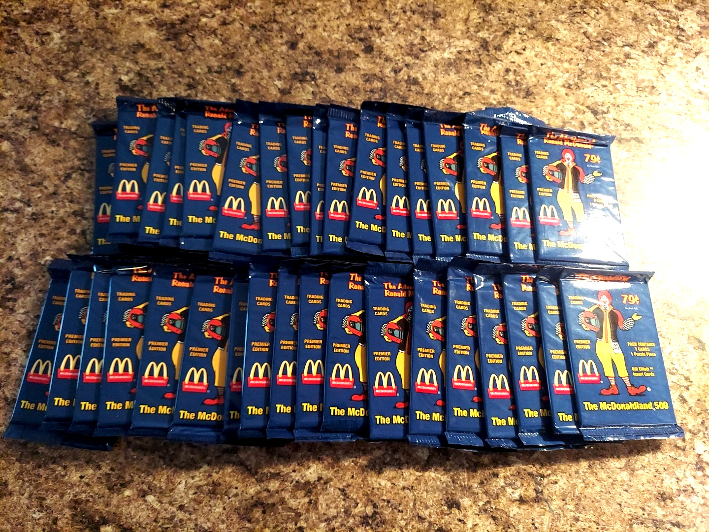 THE ADVENTURES OF RONALD MCDONALD TRADING CARD PACKS “1 PACK” 1996 “READ”