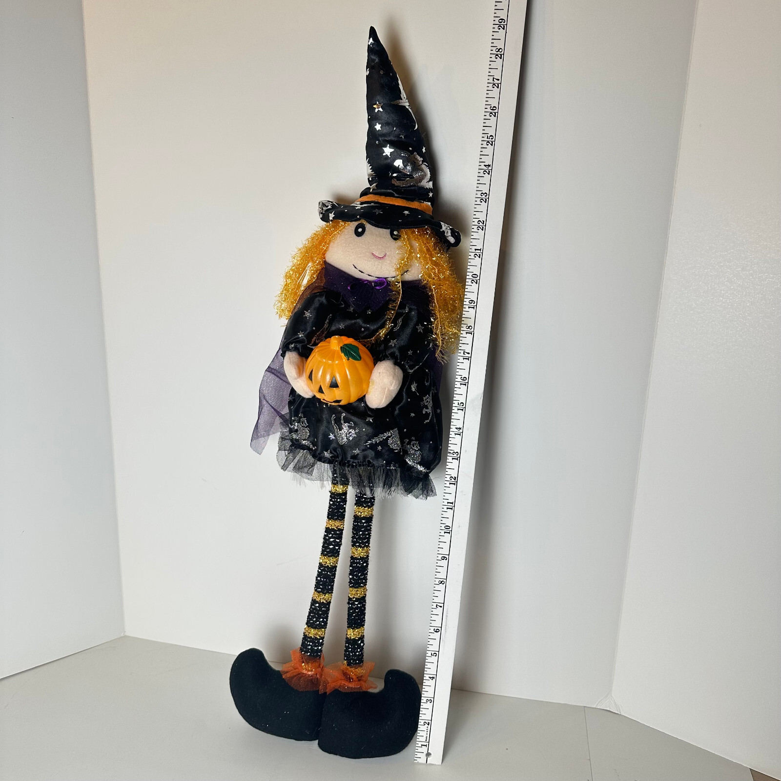 Fiber Optic Halloween Witch Esmeralda Light Up Decoration Avon Battery Powered