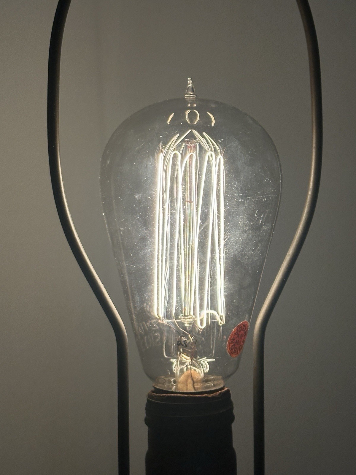 Antique Original Edison Mazda Light Bulb 60 Watts 119 V Fully Operational EX