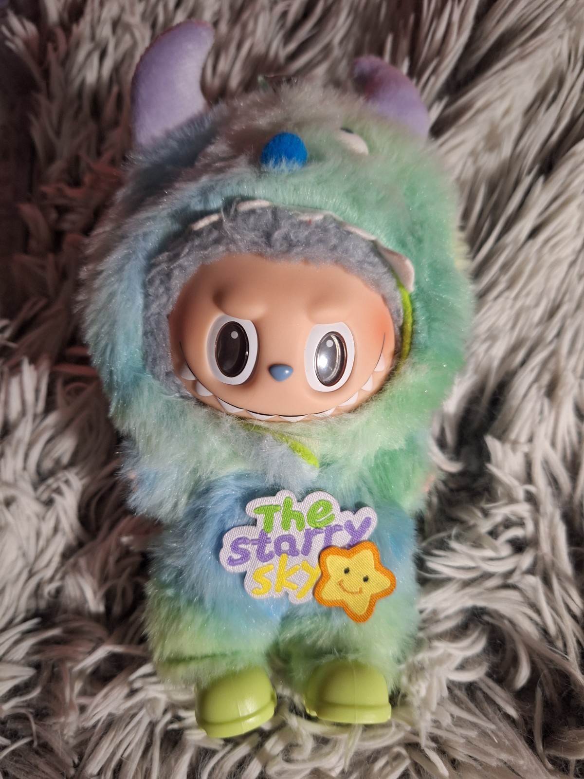 POP MART The Monsters Plush Stuffed Animal Green Blue Yellow