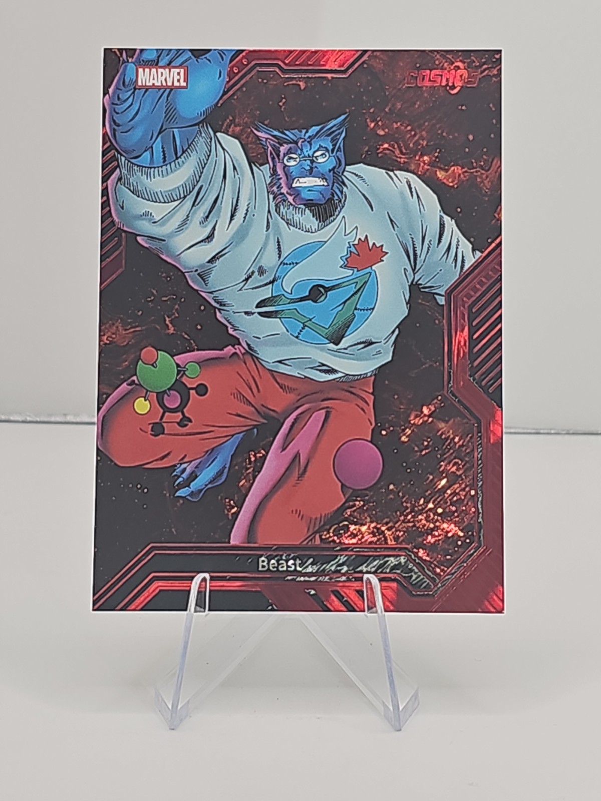 2025 Kakawow Cosmos Marvel Trading Cards Red #CM-R-09 Beast 24/75