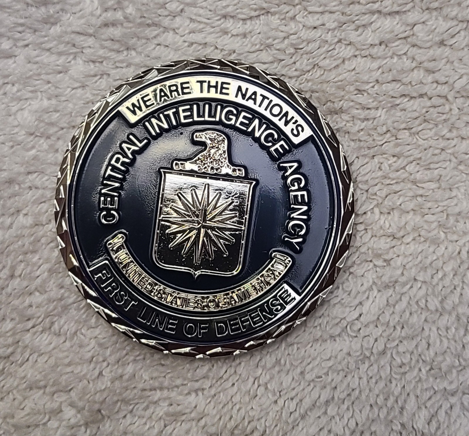 CIA “75th ANNIVERSARY” Callenge Coin- !!!!