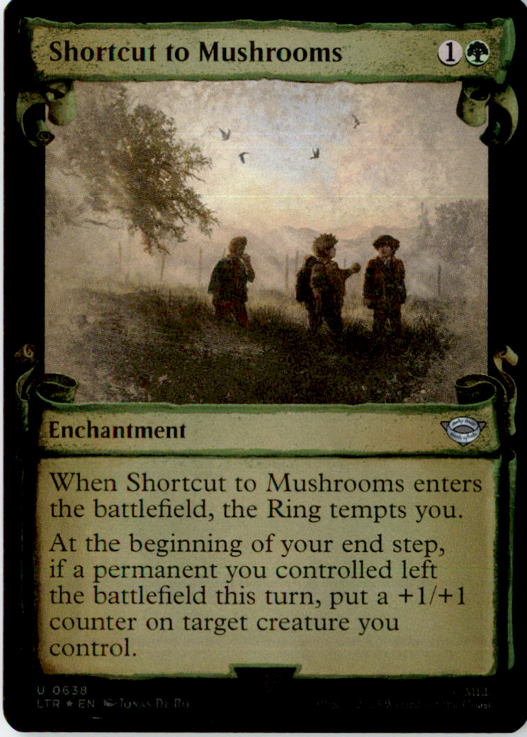 MTG | 638 | LTR | Foil | Shortcut to Mushrooms | SHOWCASE SCROLL
