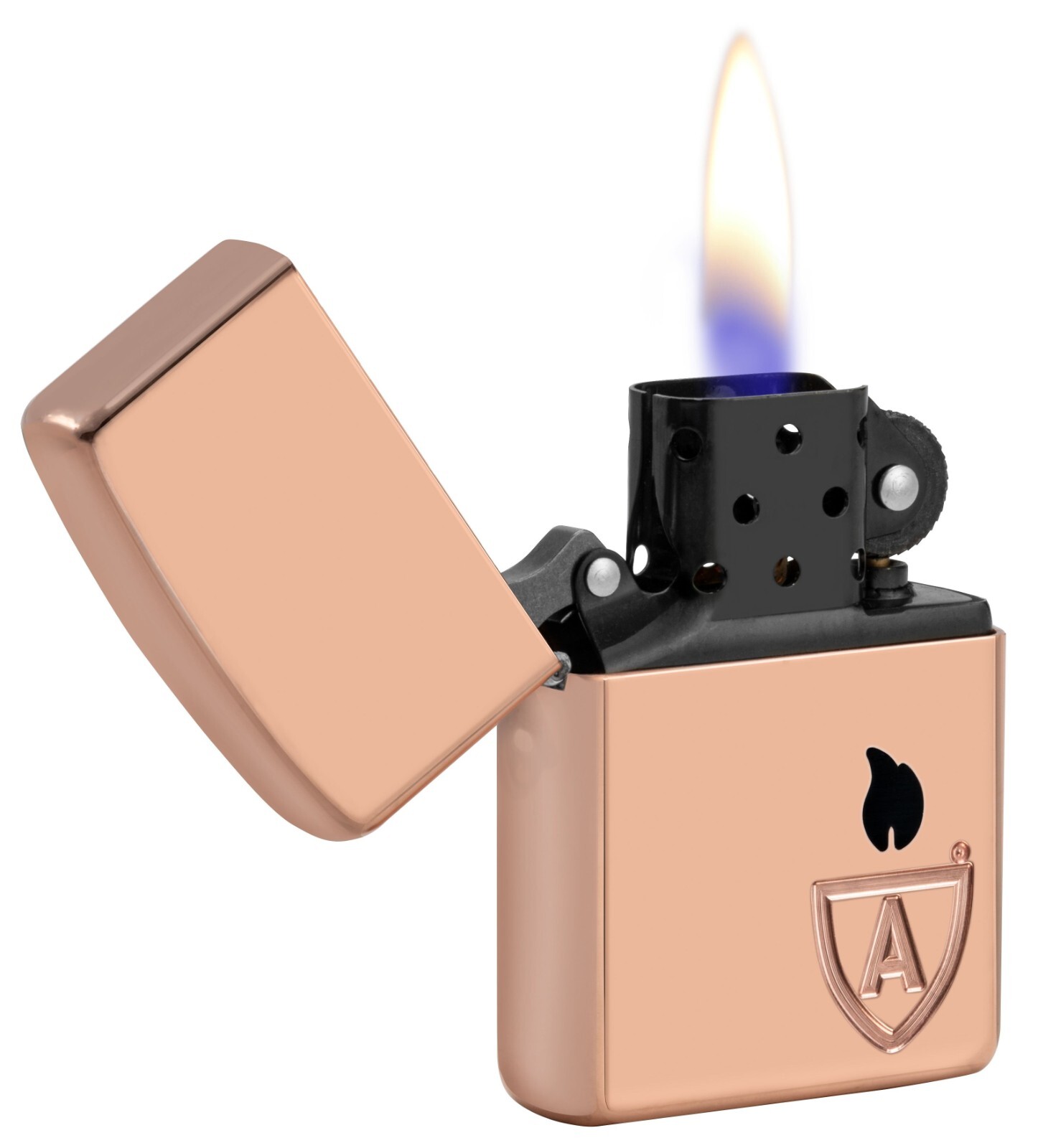 Zippo Limited Edition Solid Copper Case Armor Black Insert Up to 15000 pcs 46171