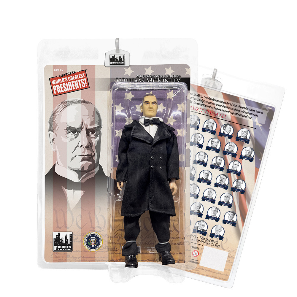 US Presidents 8 Inch Action Figures Series: William Mckinley