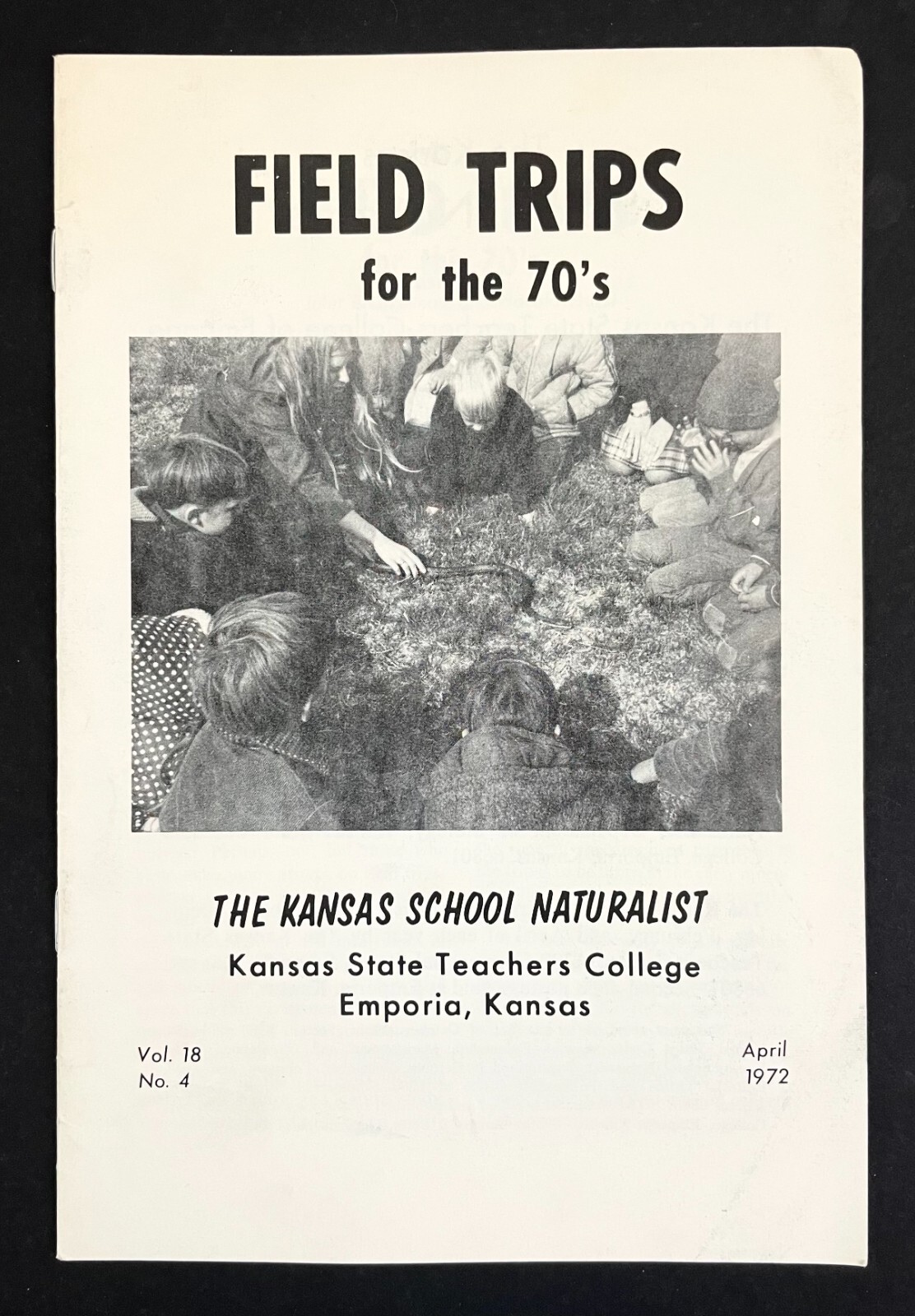 1972 70’s Science Field Trips Hikes Kansas School Naturalist Emporia VTG Booklet