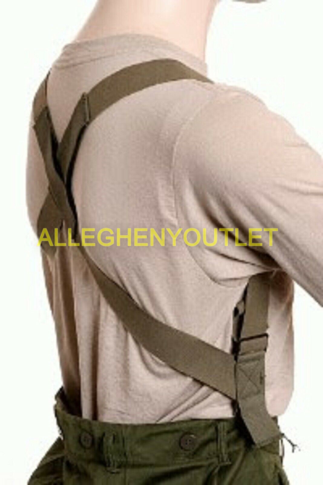 SUSPENDERS M1950 TROUSER OD GREEN US Military Surplus BDU CU Hunting Hiking NWT