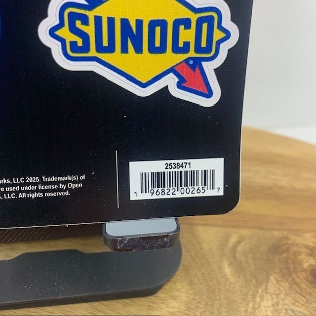 Sunoco Oil Gas Weather Resistant Adhesive Decals Made in USA 1 Sheet 3 Decals