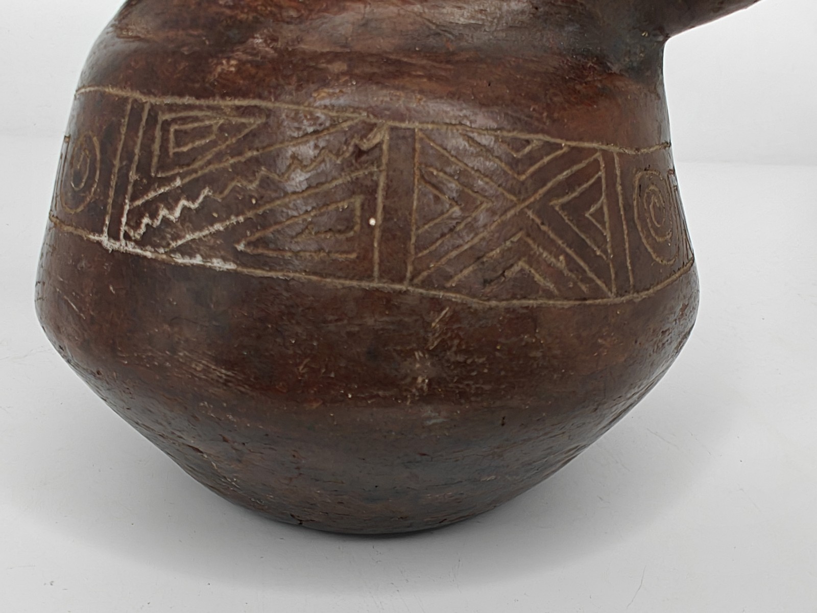 Pre-Columbian Fish Form Ceramic/ Earthenware Vessel Possibly Olmec