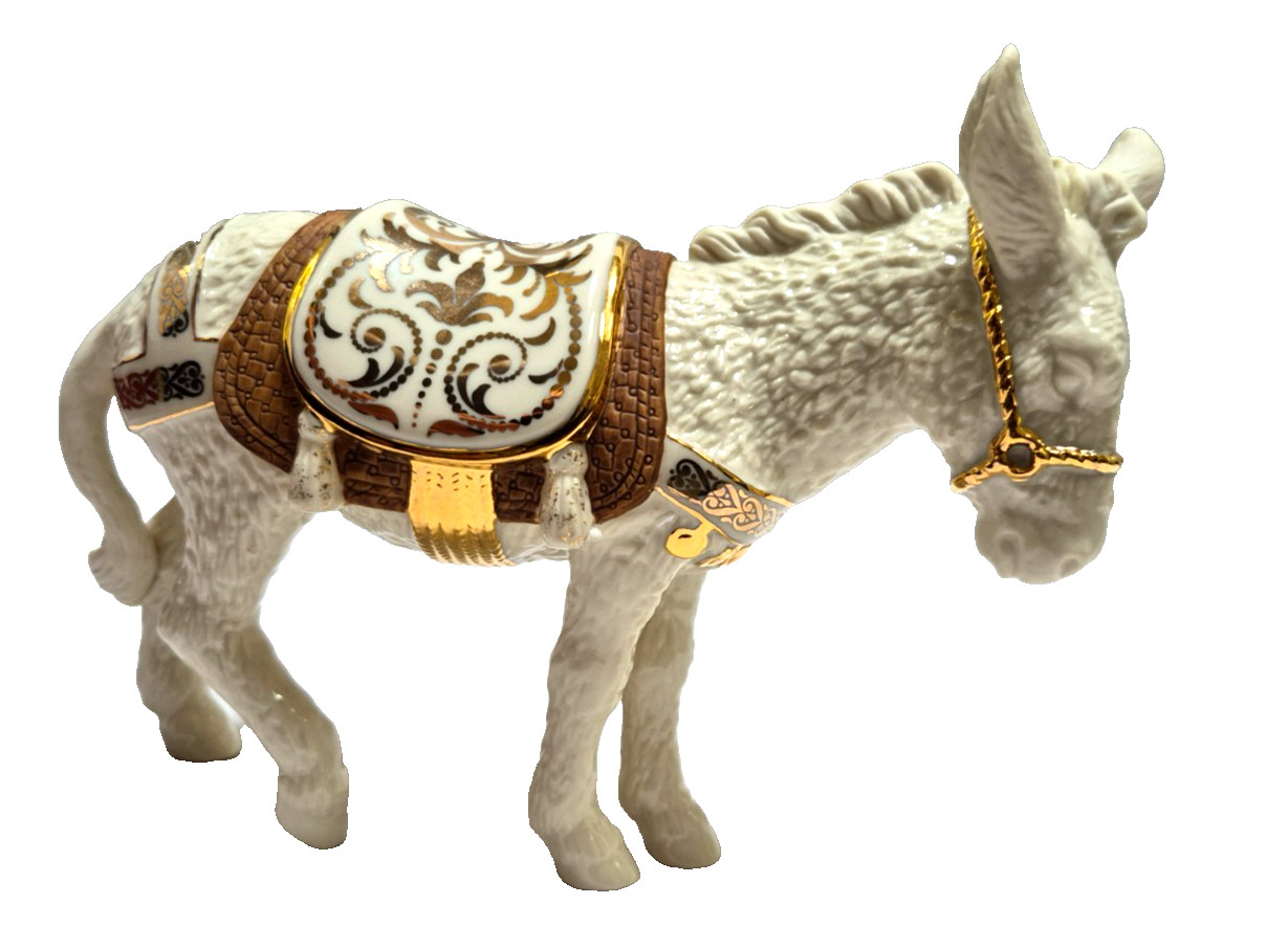 Lenox First Blessing Nativity Donkey Standing Ceramic 1-pcs New In Box