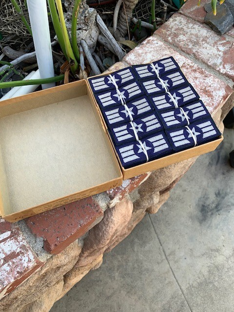 Complete Box Experimental USAF Chevron’s 100 sets US Air Force