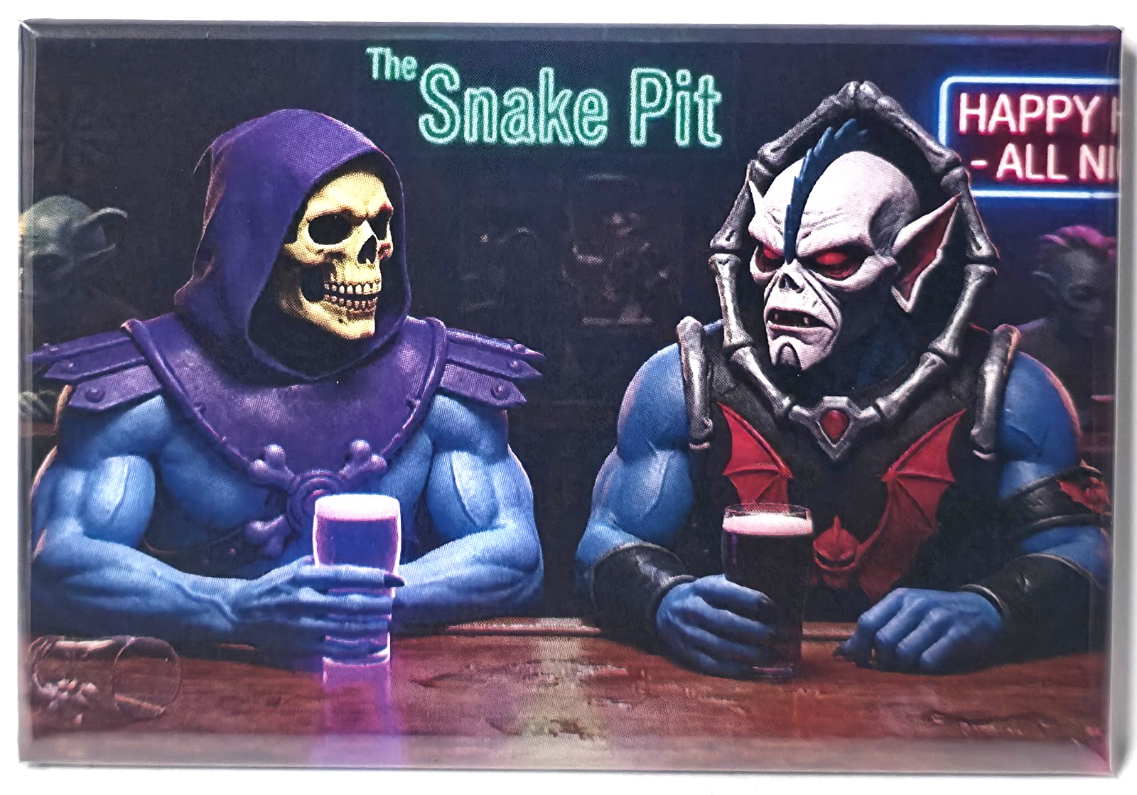 Skeletor Hordak Bar 2×3 MAGNET FREE SHIPPING Vintage New MOTU Evil Horde Retro