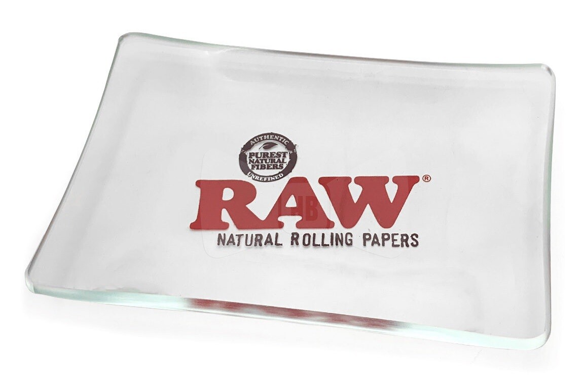 RAW Rolling Papers STAR GLASS ROLLING TRAY – Limited Edition – SIZE: 6″ x 4″