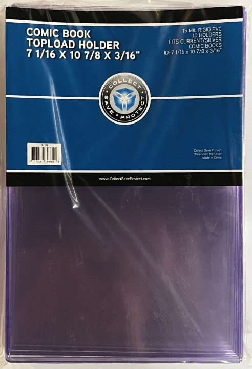 (50) CURRENT MODERN AGE SIZE COMIC BOOK HARD RIGID TOPLOADER STORAGE HOLDERS