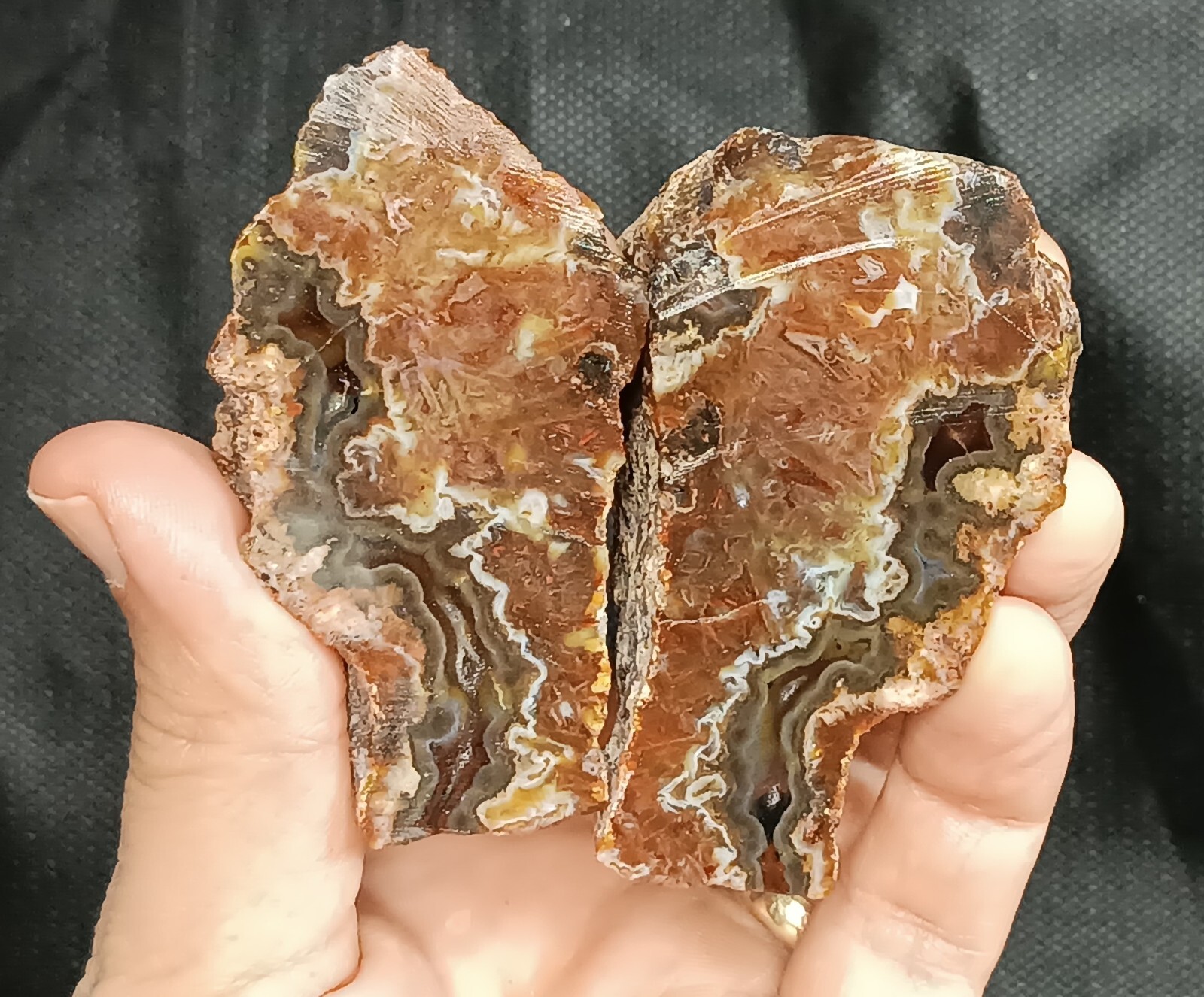 225g/0.50lb turkish plume agate stone rough,gemstone, customs duty included