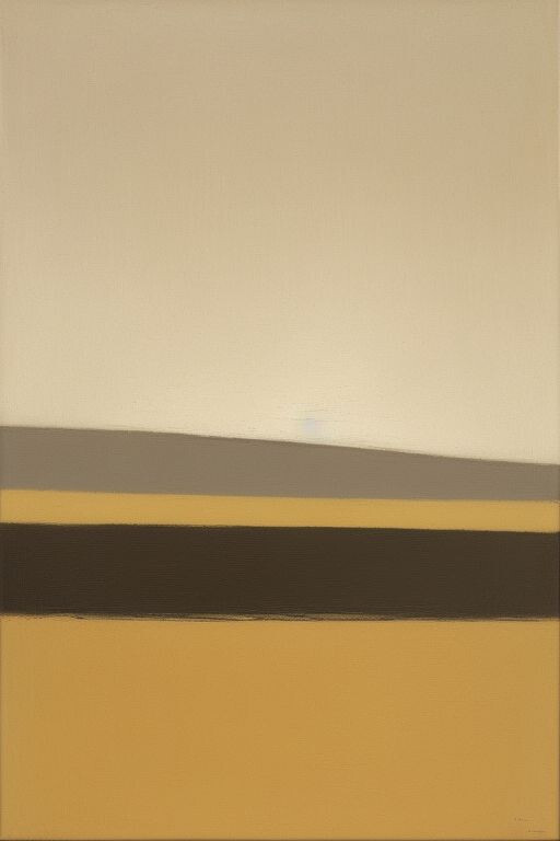 Large Abstract Painting 2×3′ Earthtone 7 Geometric Demrin Fine Art Original NEW