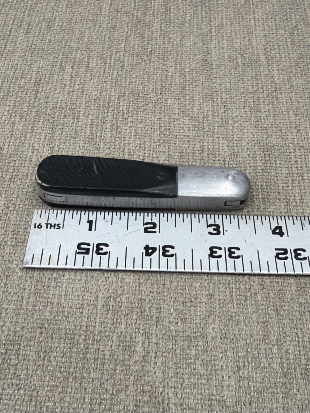 Queen Single Blade Barlow Style Slipjoint Pocketknife Black And Silver