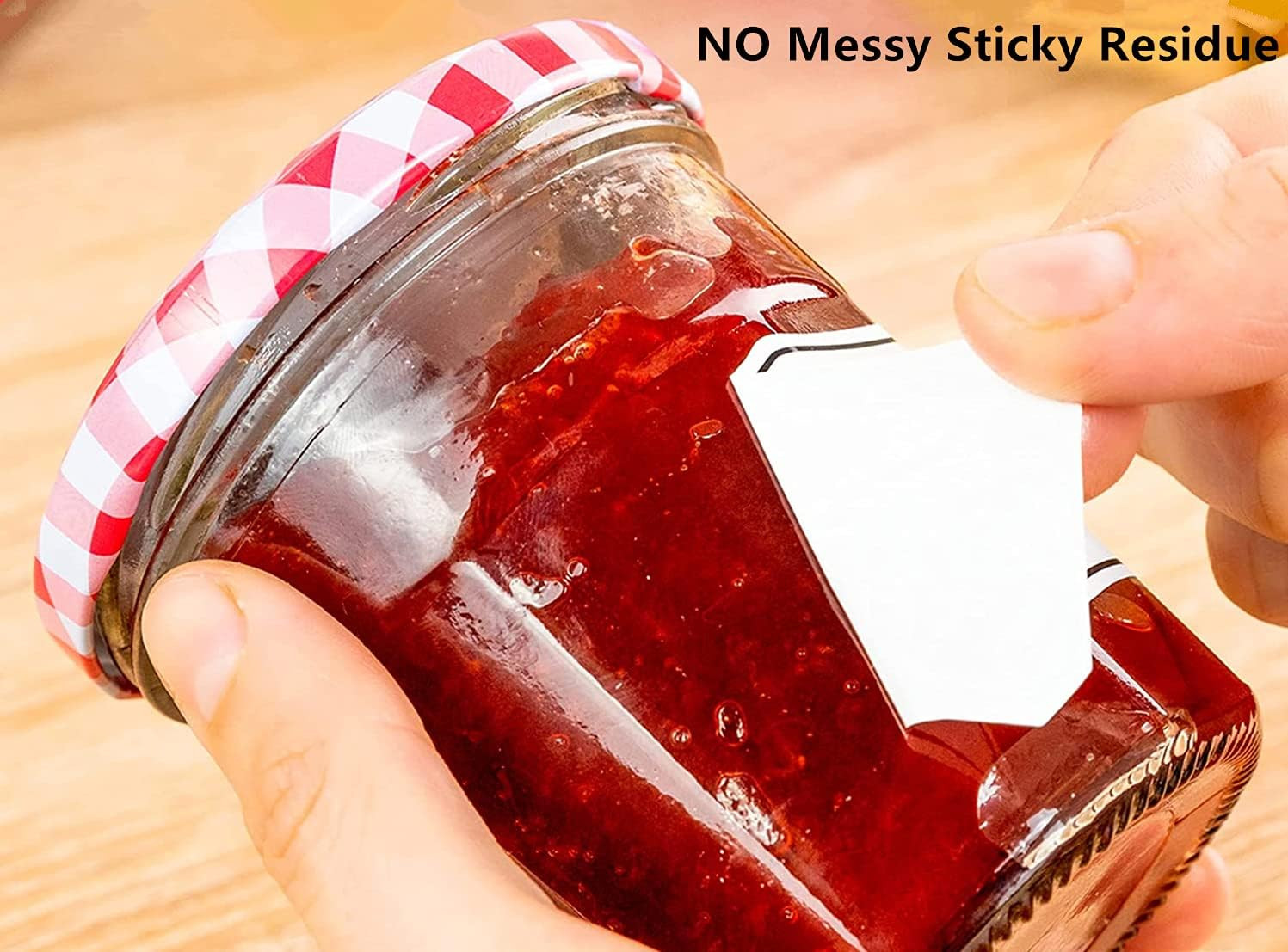 Removable Freezer Labels for Jars Easy Peel Off – Frozen Storage Labels That L