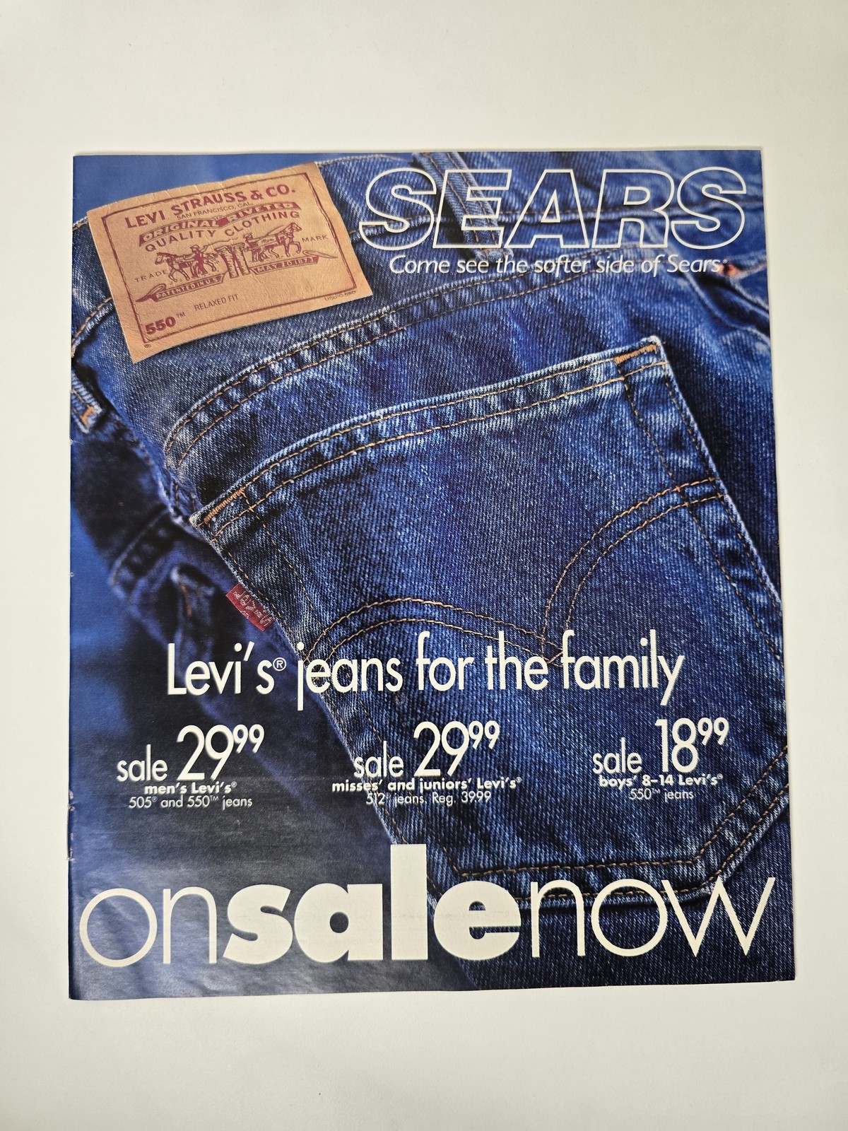 1999 Sears Catalog Levi’s Blue’s Clues Craftsman Computers 40 Pages Vintage Ad